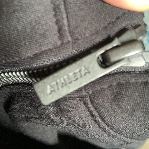 ATHLETA short sleeve A line dress black cotton XS fit& flare excellent condition - Picture 8 of 8